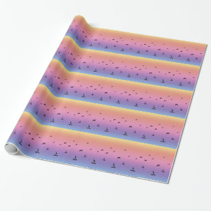 Papier Cadeau Enveloppe cadeau - Oiseaux de rivage au crépuscule