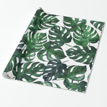 Enveloppe cadeau pour feuille de monstère tropical