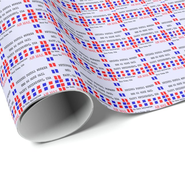 Papier Cadeau Enveloppe cadeau pour les travailleurs postaux ret (Coin rond)