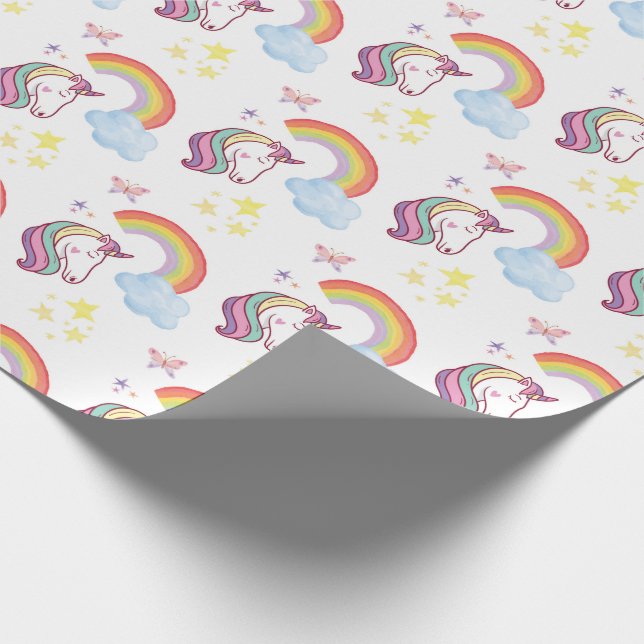 Papier Cadeau Enveloppe-cadeau pour papier enveloppant Rainbow e (Coin)