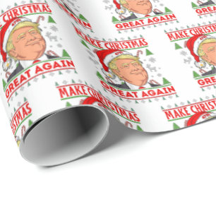 Papier Cadeau Enveloppe cadeau républicain, Donald Trump Joyeux 