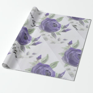 Papier Cadeau Enveloppe cadeau romantique
