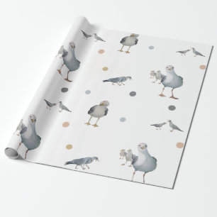 Papier Cadeau Enveloppe cadeau Seagull