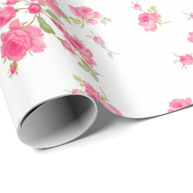 Papier Cadeau Enveloppe cadeau St Colette Juin sorbet Rose (Coin rond)