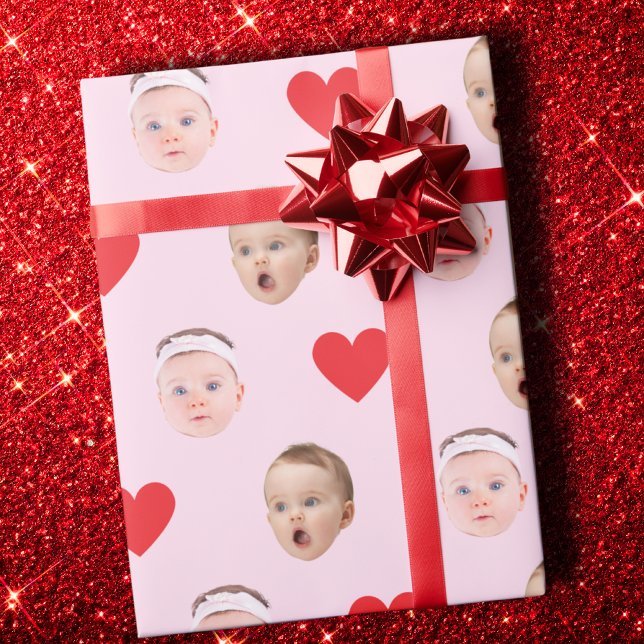 Papier Cadeau Enveloppe Cadeau Visage, Enveloppe Cadeau Photo Pe (Créateur téléchargé)