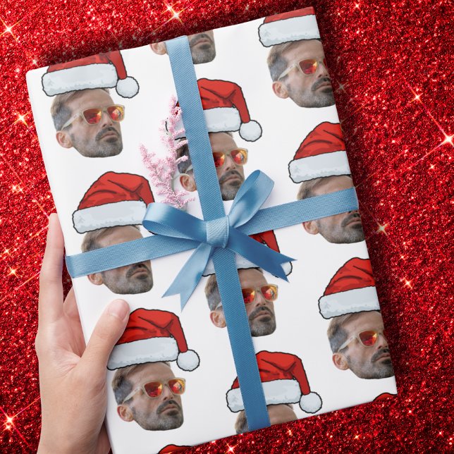 Papier Cadeau Enveloppe Cadeau Visage Personnalisé, Photo Visage (Créateur téléchargé)