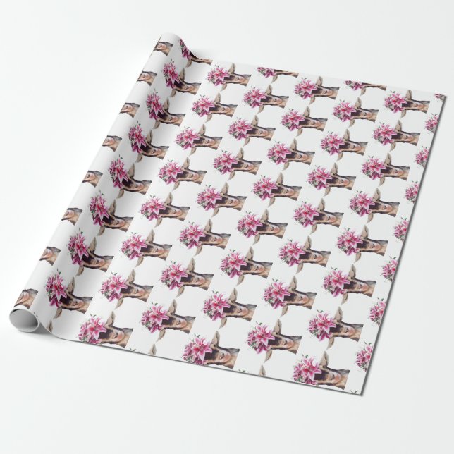 Papier Cadeau Enveloppe-cadeaux Lilly (Déroulé)