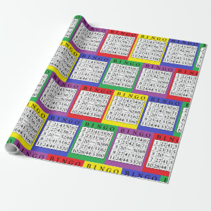 Papier Cadeau Enveloppe de cadeau de BINGO-TEST