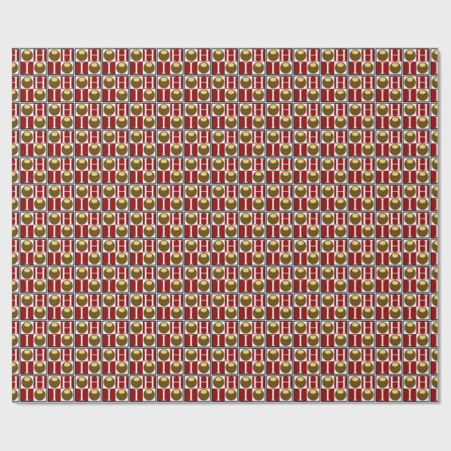 Papier Cadeau Enveloppe de cadeau de l'Ohio d'écrou de maronnier (Plat)
