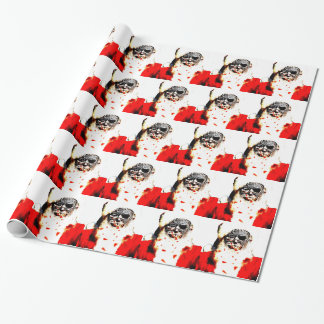 Papier Cadeau Enveloppe de cadeau de Père Noël de zombi