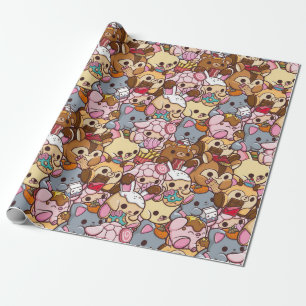 Papier Cadeau Enveloppe de cadeau détrempée de Smooshy