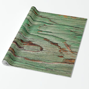 Papier Cadeau Enveloppe de cadeau en bois âgée affligée de Boho