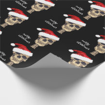 Enveloppe de cadeau gothique de Joyeux Noël de