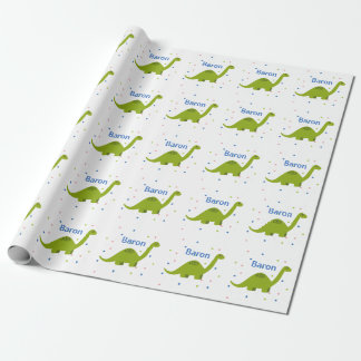 Papier Cadeau Enveloppe de cadeau personnalisée de dinosaure