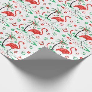 Papier Cadeau Enveloppe de cadeau rouge de babioles de Flamant