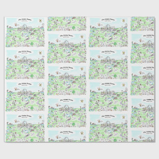 Papier Cadeau Enveloppe de cadeaux de départ