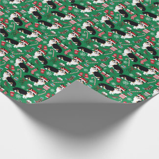 Papier Cadeau Enveloppe de Noël de Corgi de couleur Tri