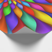 Enveloppe en spirale psychédélique vive lumineuse