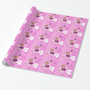 Papier Cadeau Enveloppe modelée par anniversaire nommé de