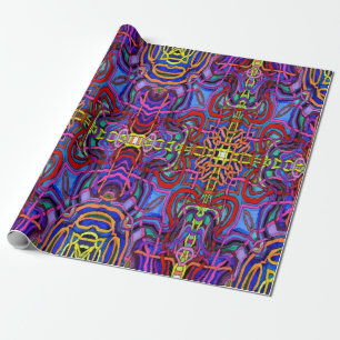Papier Cadeau Enveloppe mystique de trellis