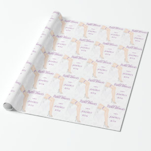 Papier Cadeau Enveloppe personnalisée de wedding shower de jeune