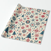 Enveloppement de Noël - Coloris Vintage de papier