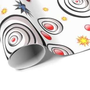 Papier Cadeau Envelopper les cercles de papier