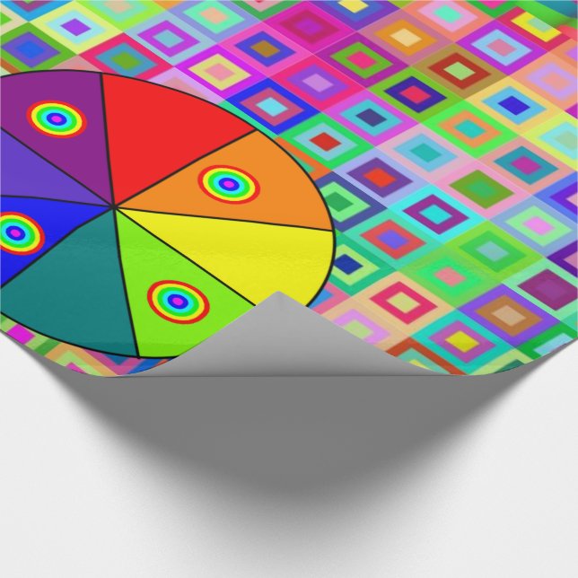 Papier Cadeau Envelopper les cercles de papier (Coin)
