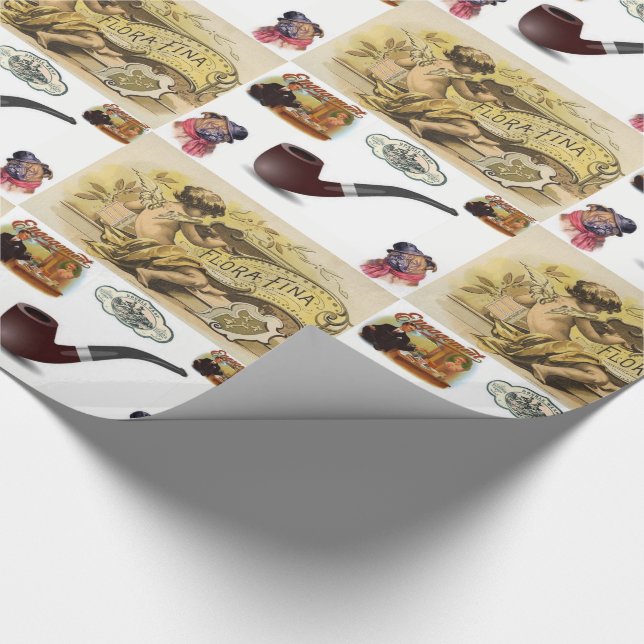 Papier Cadeau Envelopper les cigares en papier (Coin)