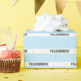 Papier Cadeau Envelopper les félicidades de papier !
