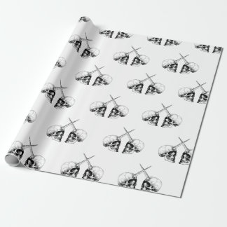 PAPIER CADEAU ENVELOPPES DE CRÂNE DE LICORNE