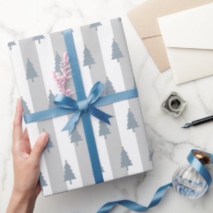 Papier Cadeau Enveloppeur de Noël Gray Eve et Sofie