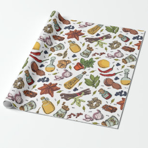 Papier Cadeau Épices