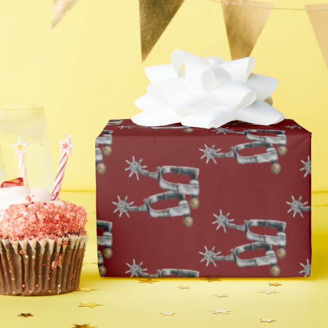 Papier Cadeau Épingles argentés (Fête d'anniversaire)