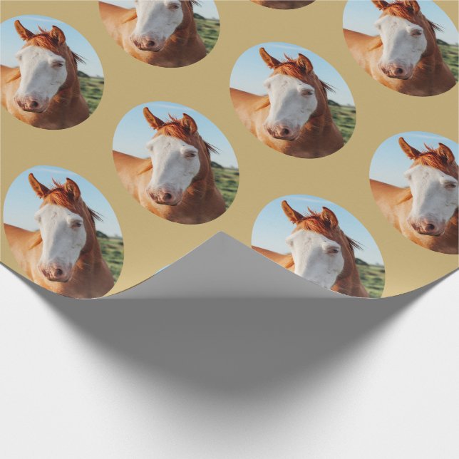 Papier Cadeau Équestre Votre Cheval Cadeau (Coin)