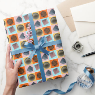 Papier Cadeau Équilibre géométrique - 