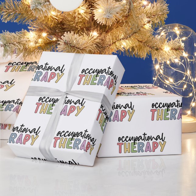 Papier Cadeau Ergothérapie OT Don (Vacances)