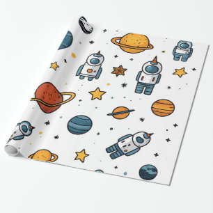 Papier Cadeau Espace extérieur