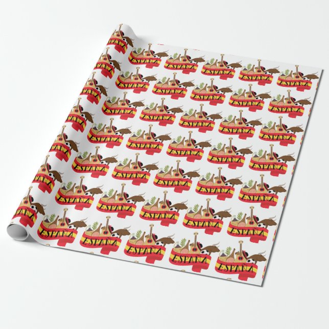 Papier Cadeau Espana (Déroulé)