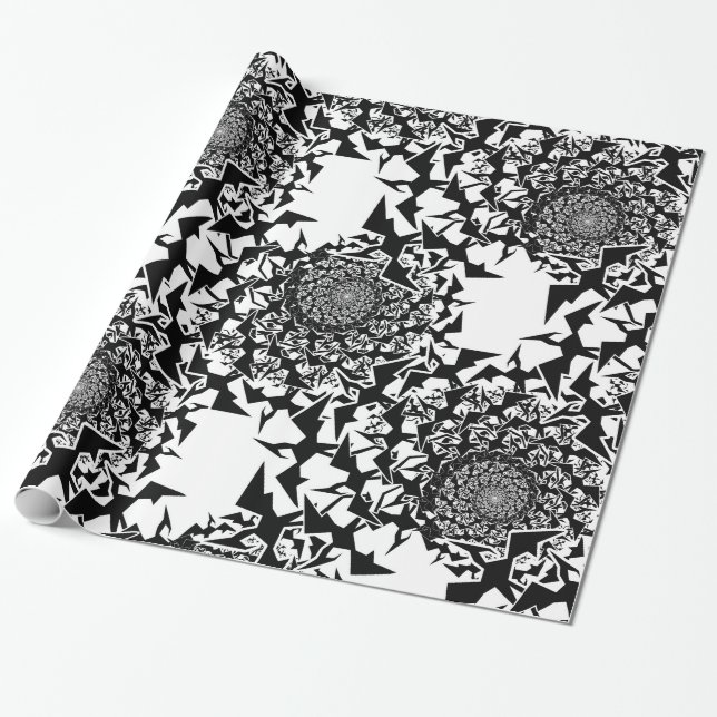 Papier Cadeau Essaim de ptérodactyle de Fractyl (Déroulé)
