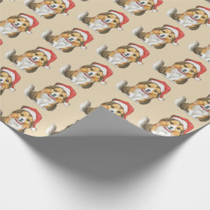 Papier Cadeau Étagère mignonne dans Père Noël Casquette papier d