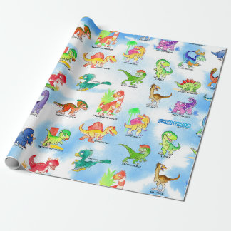 Papier Cadeau Été 2018 d'aquarelles de Chibidinos