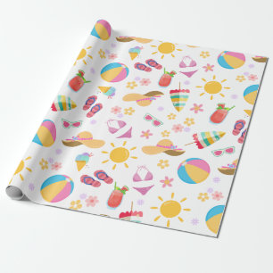 Papier Cadeau Été ensoleillé