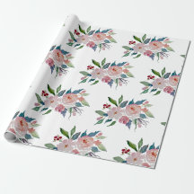 Été N° 1 - Papier d'enveloppement de matelas flora