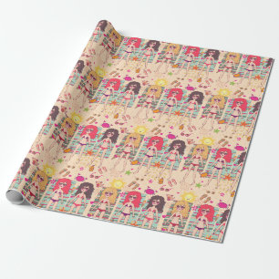 Papier Cadeau Eté/Plage Thématique