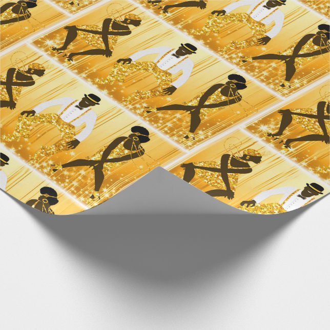 Papier Cadeau Ethnique (Coin)