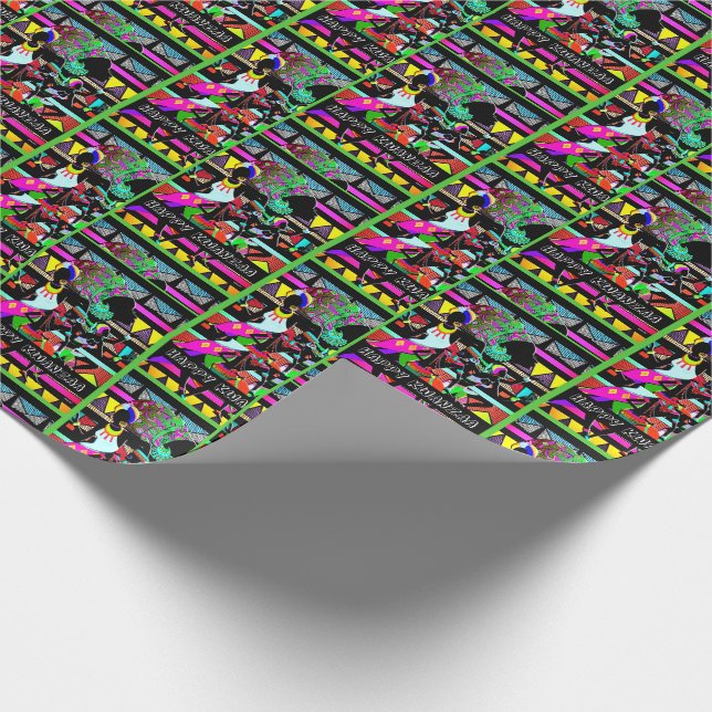 Papier Cadeau Ethnique (Coin)