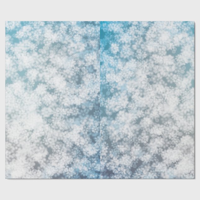 Papier Cadeau Étincelle de parties scintillantes de flocon de (Couture)