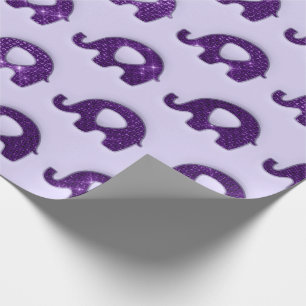Papier Cadeau Étincelle pourpre de lavande de garçon de baby