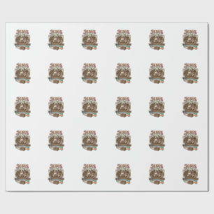 Papier Cadeau étiquette de magasin général Jésus Magasin général